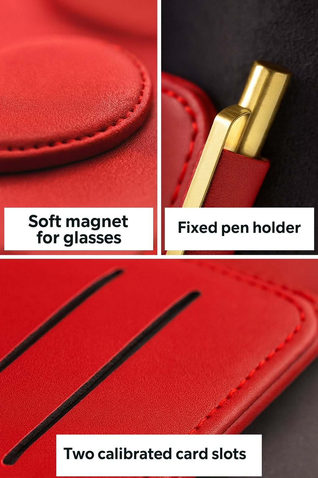 Clip porte-lunettes et cartes