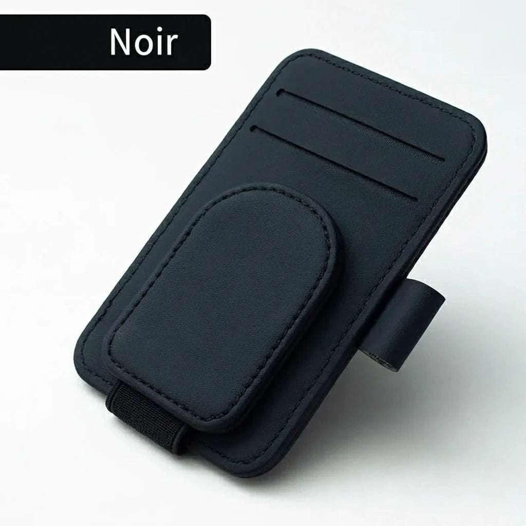 Clip porte-lunettes et cartes