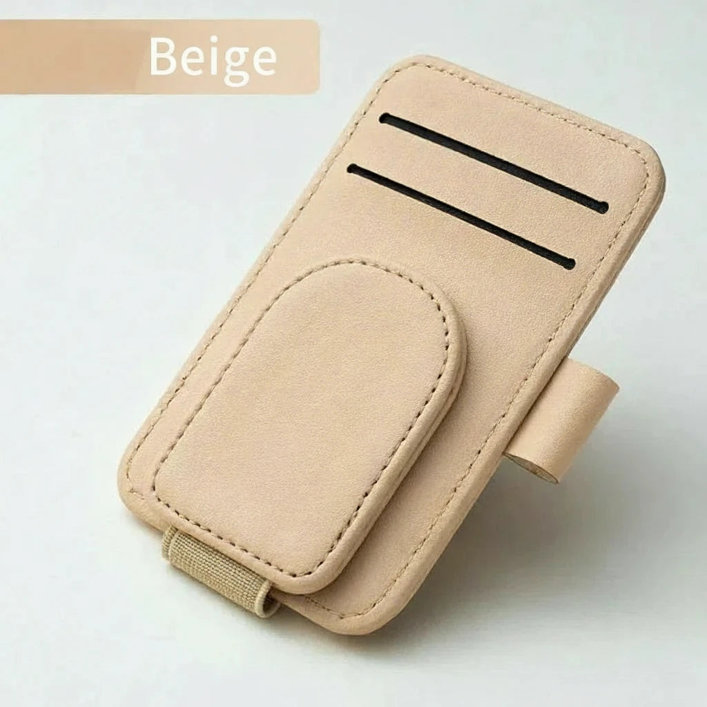 Clip porte-lunettes et cartes