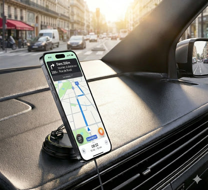 Support magnétique pour téléphone